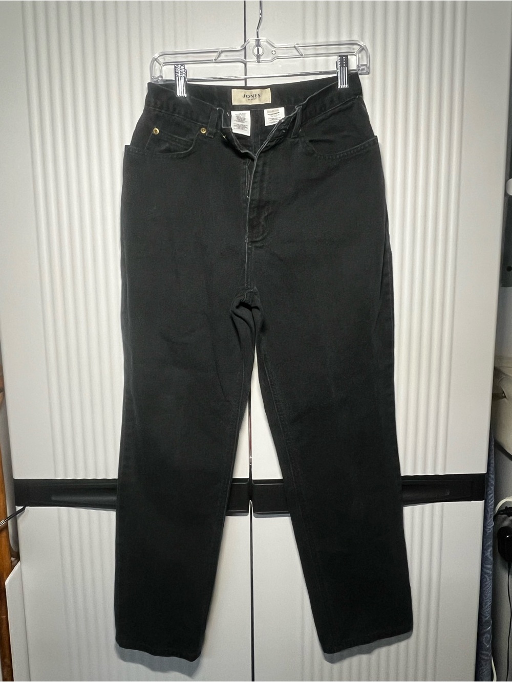 Jones New York Men’s Black Straight Jeans